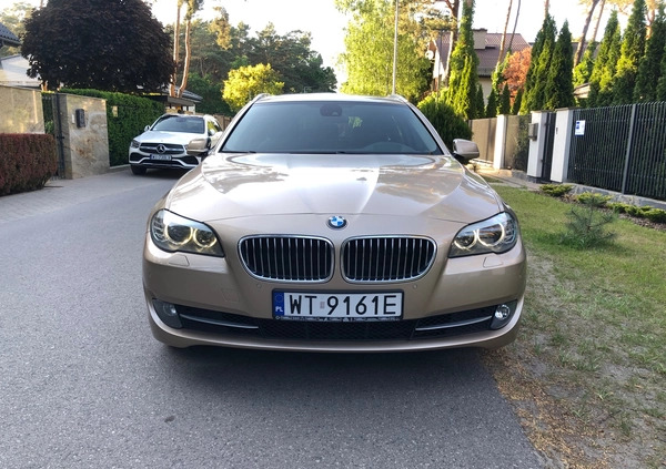 BMW Seria 5 cena 42990 przebieg: 216000, rok produkcji 2012 z Warszawa małe 154